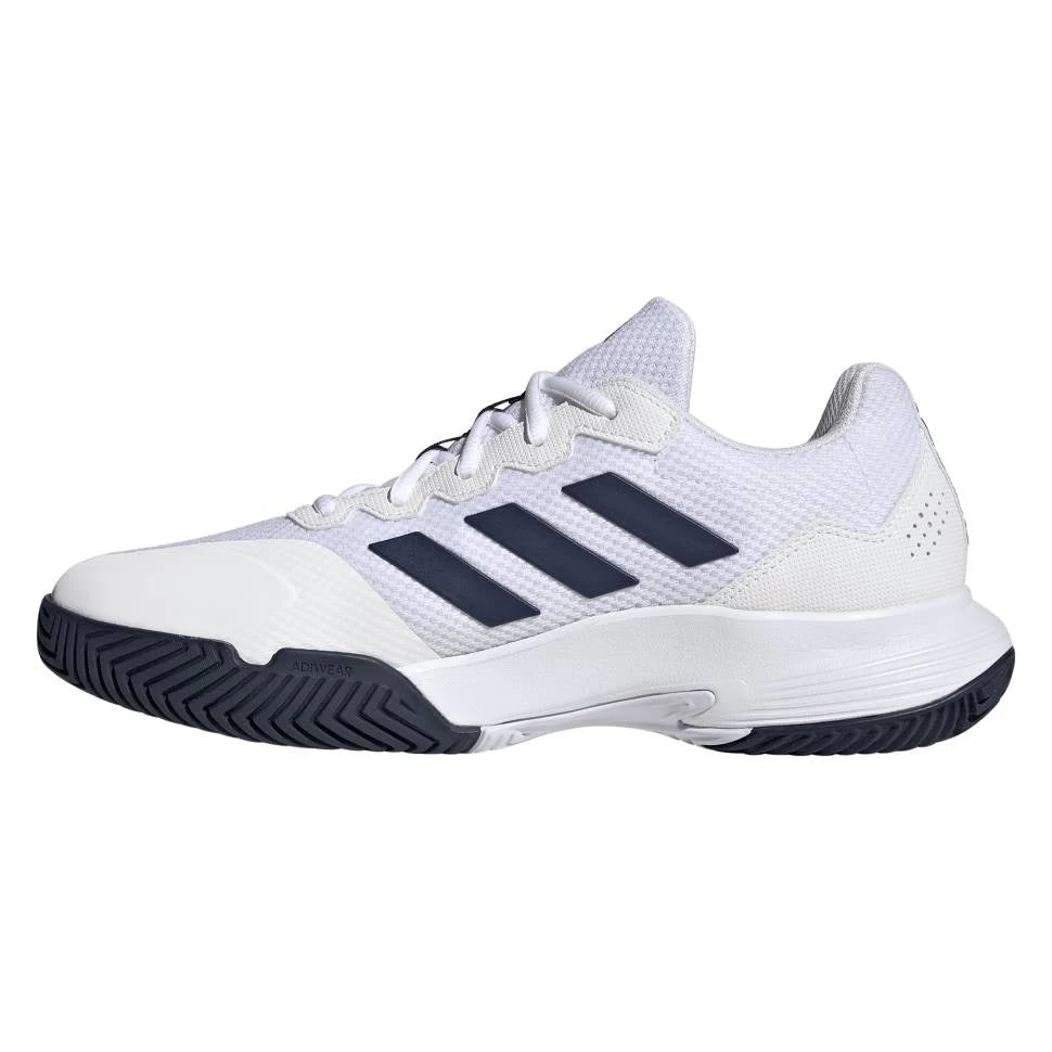 Adidas GameCourt 2 Men's Tennis Shoe (White/Navy) 4 Adidas GameCourt 2 Men's Tennis Shoe (White/Navy) - Image 2