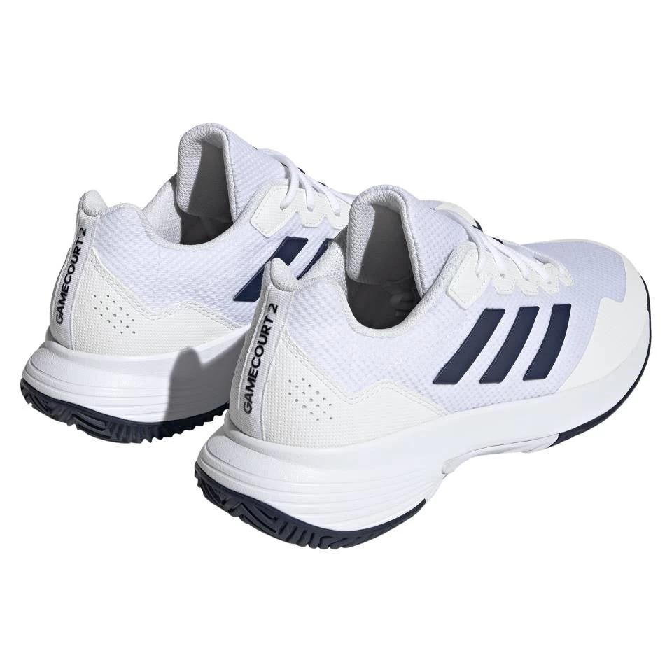 Adidas GameCourt 2 Men's Tennis Shoe (White/Navy) 6 Adidas GameCourt 2 Men's Tennis Shoe (White/Navy) - Image 4