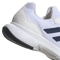 Adidas GameCourt 2 Men's Tennis Shoe (White/Navy) 15 Adidas GameCourt 2 Men's Tennis Shoe (White/Navy) -Racquet Equipment Shop HQ8809 8 FOOTWEAR Photography DetailView1 transparent