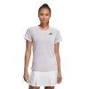 Adidas Women's Club 3 Stripe Top (Purple) 2 Adidas Women's Club 3 Stripe Top (Purple) -Racquet Equipment Shop HT7189 3 APPAREL OnModel StandardView transparent