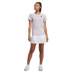 Adidas Women's Club 3 Stripe Top (Purple) 12 Adidas Women's Club 3 Stripe Top (Purple) -Racquet Equipment Shop HT7189 7 APPAREL OnModel StandardOutfitView transparent 1