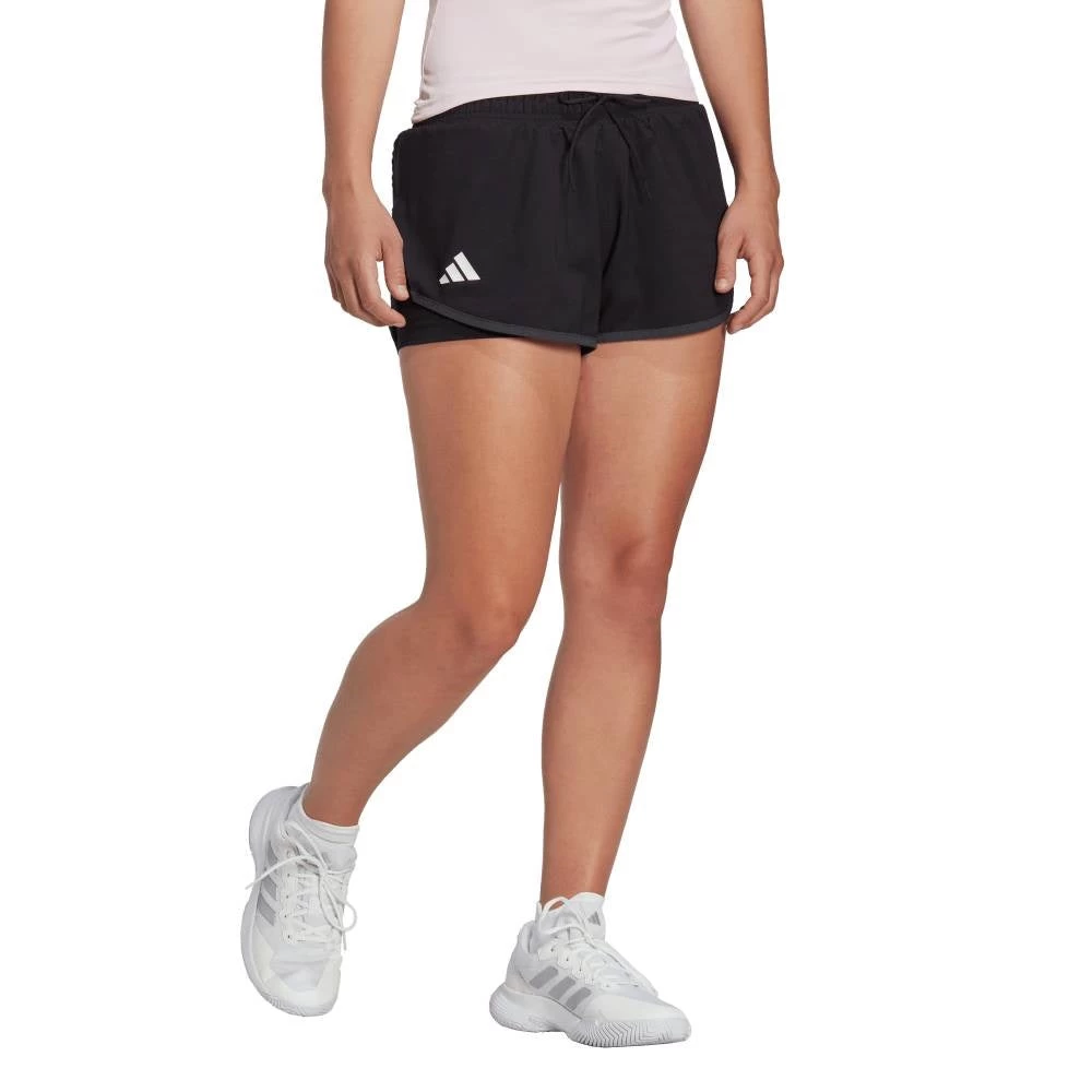 Adidas Women's Club Shorts (Black) 3 Adidas Women's Club Shorts (Black)