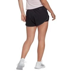 Adidas Women's Club Shorts (Black) 10 Adidas Women's Club Shorts (Black) -Racquet Equipment Shop HT7194 4 APPAREL OnModel BackView transparent