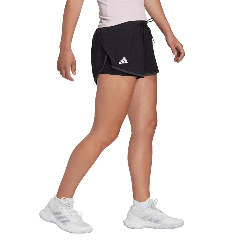 Adidas Women's Club Shorts (Black) 4 Adidas Women's Club Shorts (Black) - Image 2