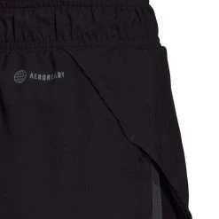 Adidas Women's Club Shorts (Black) 13 Adidas Women's Club Shorts (Black) -Racquet Equipment Shop HT7194 8 APPAREL OnModel DetailView2 transparent