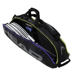 Head Tour Team Combi 6 Pack Racquet Bag (Black/Purple) -Racquet Equipment Shop Head 6 Combi 3