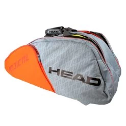 Head Radical Supercombi 9 Pack Racquet Bag (Grey/Orange) 13 Head Radical Supercombi 9 Pack Racquet Bag (Grey/Orange) -Racquet Equipment Shop IMG 2924
