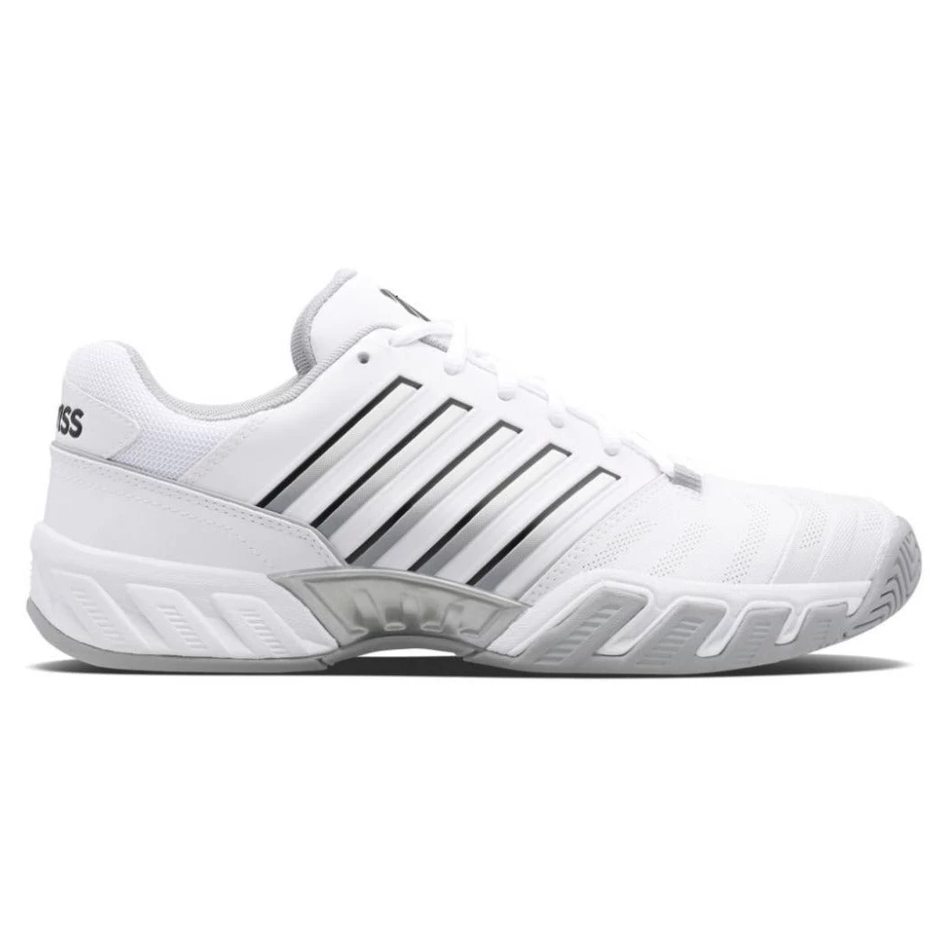 K-Swiss BigShot Light 4 Men's Tennis Shoe (White/Black) 3 K-Swiss BigShot Light 4 Men's Tennis Shoe (White/Black)