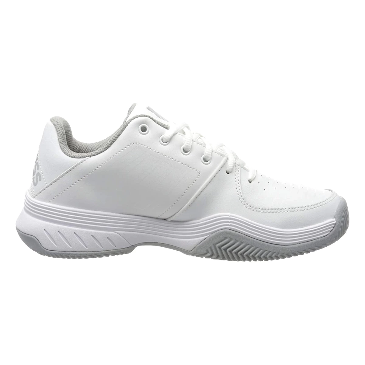 K-Swiss Court Express Clay Court Women's Tennis Shoe (White/Silver) 4 K-Swiss Court Express Clay Court Women's Tennis Shoe (White/Silver) - Image 2