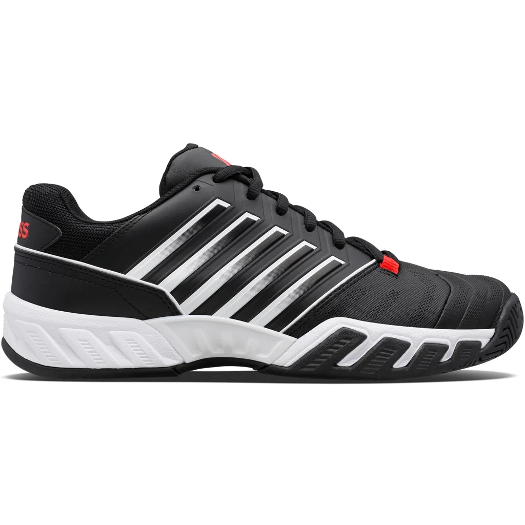 K-Swiss BigShot Light 4 Men's Tennis Shoe (Black/White/Red) 3 K-Swiss BigShot Light 4 Men's Tennis Shoe (Black/White/Red)