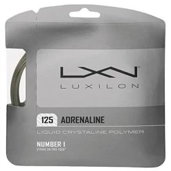 Luxilon Adrenaline 16L/1.25 Tennis String (Platinum)