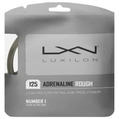 Luxilon Adrenaline Rough 16L/1.25 Tennis String (Platinum)