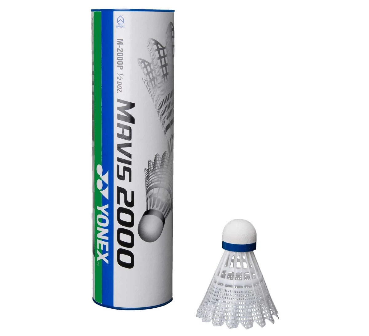 Yonex Mavis 2000 Nylon Badminton Shuttlecocks (White) 3 Yonex Mavis 2000 Nylon Badminton Shuttlecocks (White)