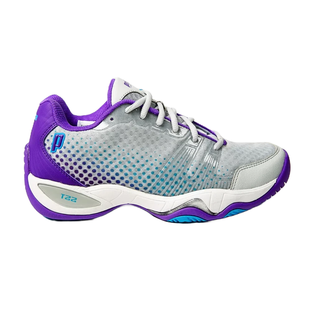 Prince T22 Lite Women's Tennis Shoe (Grey/Purple/Blue) 3 Prince T22 Lite Women's Tennis Shoe (Grey/Purple/Blue)
