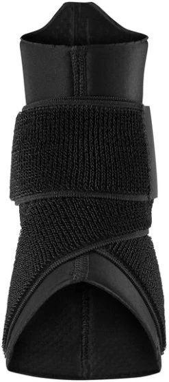 Nike Pro Ankle Sleeve With Strap (Black/White) 5 Nike Pro Ankle Sleeve With Strap (Black/White) -Racquet Equipment Shop N1000673010 FA20 NIKE PRO ANKLE SLEEVE WITH STRAP F PHSFH000BB5FLR