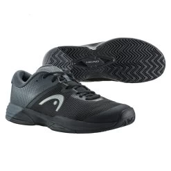 Head Revolt Evo 2.0 Men's Tennis Shoe (Black/Grey) 11 Head Revolt Evo 2.0 Men's Tennis Shoe (Black/Grey) -Racquet Equipment Shop Presentation 273202 Revolt Evo 2.0 Men BKGR 1 2