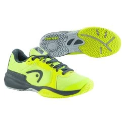 Head Sprint 3.5 Junior Tennis Shoe (Yellow/Green) -Racquet Equipment Shop Presentation 275102 Sprint 3.5 Junior YEGR 3