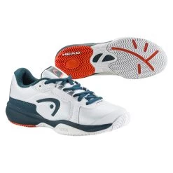 Head Sprint 3.5 Junior Tennis Shoe (White/Orange) 11 Head Sprint 3.5 Junior Tennis Shoe (White/Orange) -Racquet Equipment Shop Presentation 275132 Sprint 3.5 Junior WHOR 3