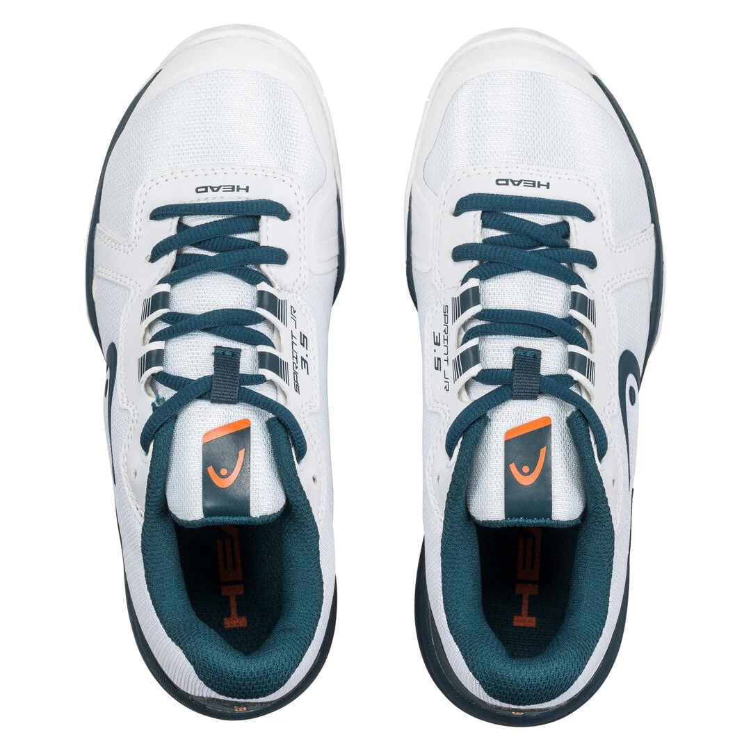 Head Sprint 3.5 Junior Tennis Shoe (White/Orange) 5 Head Sprint 3.5 Junior Tennis Shoe (White/Orange) - Image 3