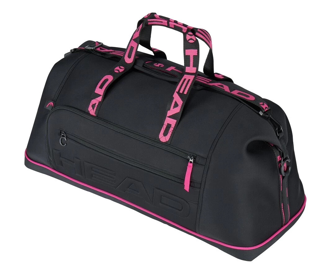 Head Coco Duffel 8 Pack Racquet Bag (Black/Pink) 3 Head Coco Duffel 8 Pack Racquet Bag (Black/Pink)