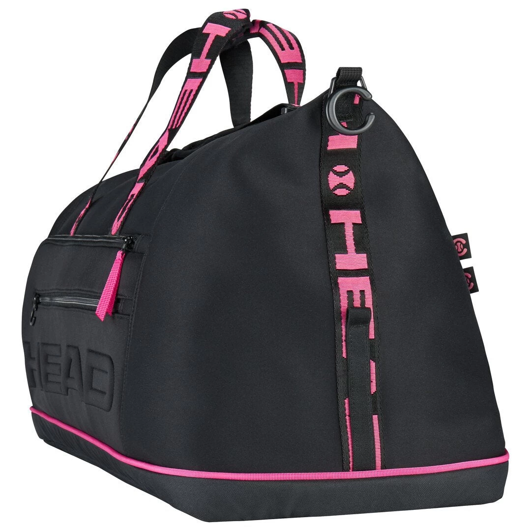 Head Coco Duffel 8 Pack Racquet Bag (Black/Pink) 5 Head Coco Duffel 8 Pack Racquet Bag (Black/Pink) - Image 3