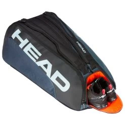 Head Tour Team Monstercombi 12 Pack Racquet Bag (Black/Grey) -Racquet Equipment Shop Presentation TourTeam12RMonstercombiblack grey4