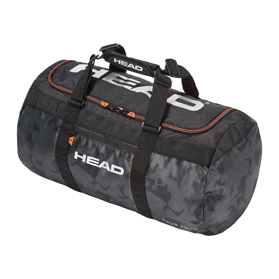Head Tour Team Club Duffel Bag (Black/Silver) 3 Head Tour Team Club Duffel Bag (Black/Silver)
