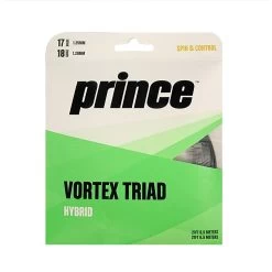 Prince Vortex Triad (Triangular 17/1.25 & Round 18/1.20) Hybrid Tennis String
