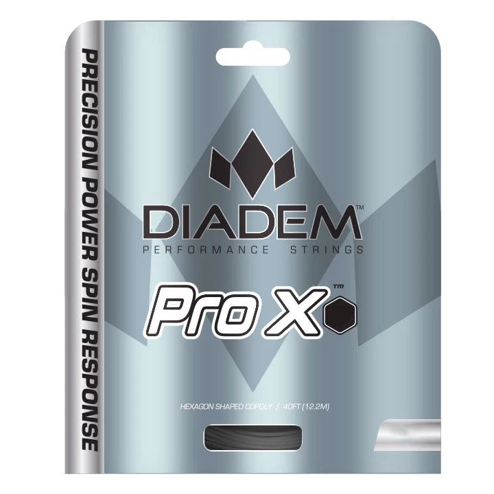 Diadem Pro X 18/1.15 Tennis String (Silver) 3 Diadem Pro X 18/1.15 Tennis String (Silver)