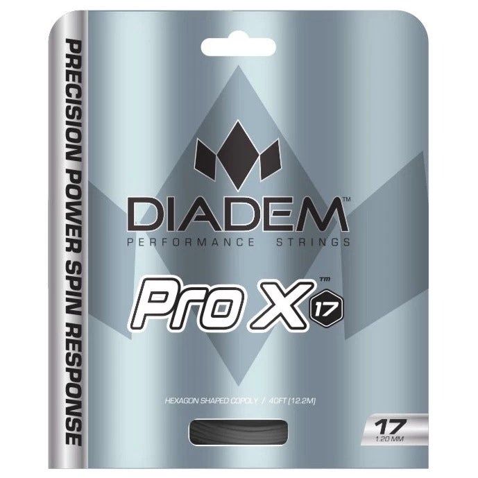 Diadem Pro X 17/1.20 Tennis String (Silver) 3 Diadem Pro X 17/1.20 Tennis String (Silver)