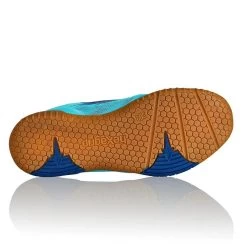Salming Hawk Women's Indoor Court Shoe (Turquoise/Limoges Blue) 8 Salming Hawk Women's Indoor Court Shoe (Turquoise/Limoges Blue) -Racquet Equipment Shop Salming Hawk Deco Mint Limoges d