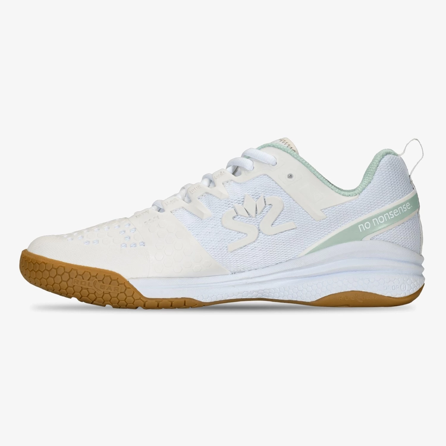 Salming Kobra 3 Women's Indoor Court Shoe (White/Pale Blue) 4 Salming Kobra 3 Women's Indoor Court Shoe (White/Pale Blue) - Image 2