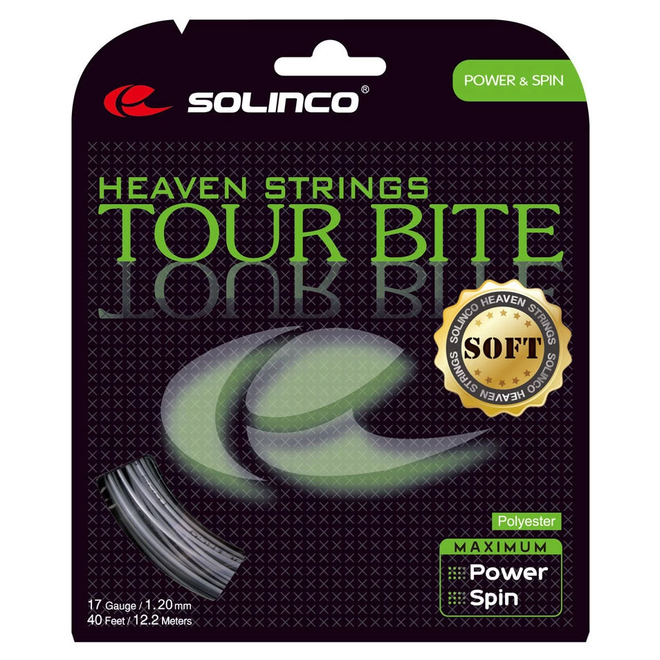 Solinco Tour Bite Soft 17/1.25 Tennis String (Silver) 3 Solinco Tour Bite Soft 17/1.25 Tennis String (Silver)