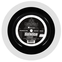 Diadem Solstice Black 17/1.20 Tennis String Reel (Black)