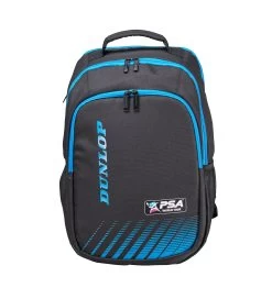 Dunlop PSA Backpack Racquet Bag (Black/Blue) -Racquet Equipment Shop Squash PSA Luggage Backpack 1