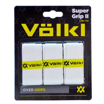 Volkl Super Grip II Overgrip 3 Pack (White) 3 Volkl Super Grip II Overgrip 3 Pack (White)