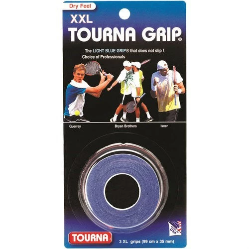 Tourna Grip Original XXL Overgrip 3 Pack (Blue) 3 Tourna Grip Original XXL Overgrip 3 Pack (Blue)