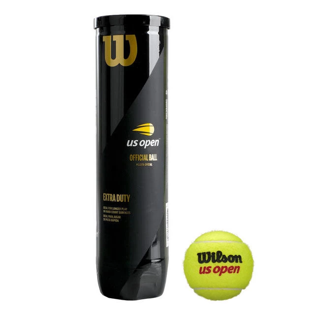 Wilson US Open Extra Duty Tennis Balls (4 Ball Can) 3 Wilson US Open Extra Duty Tennis Balls (4 Ball Can)
