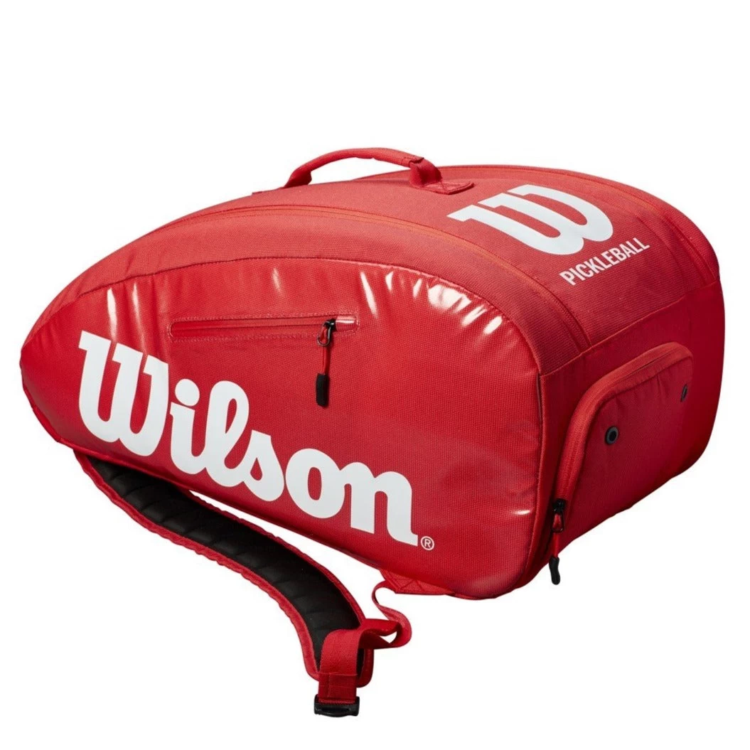 Wilson Super Tour PaddlePak Pickleball Bag (Red) 3 Wilson Super Tour PaddlePak Pickleball Bag (Red)