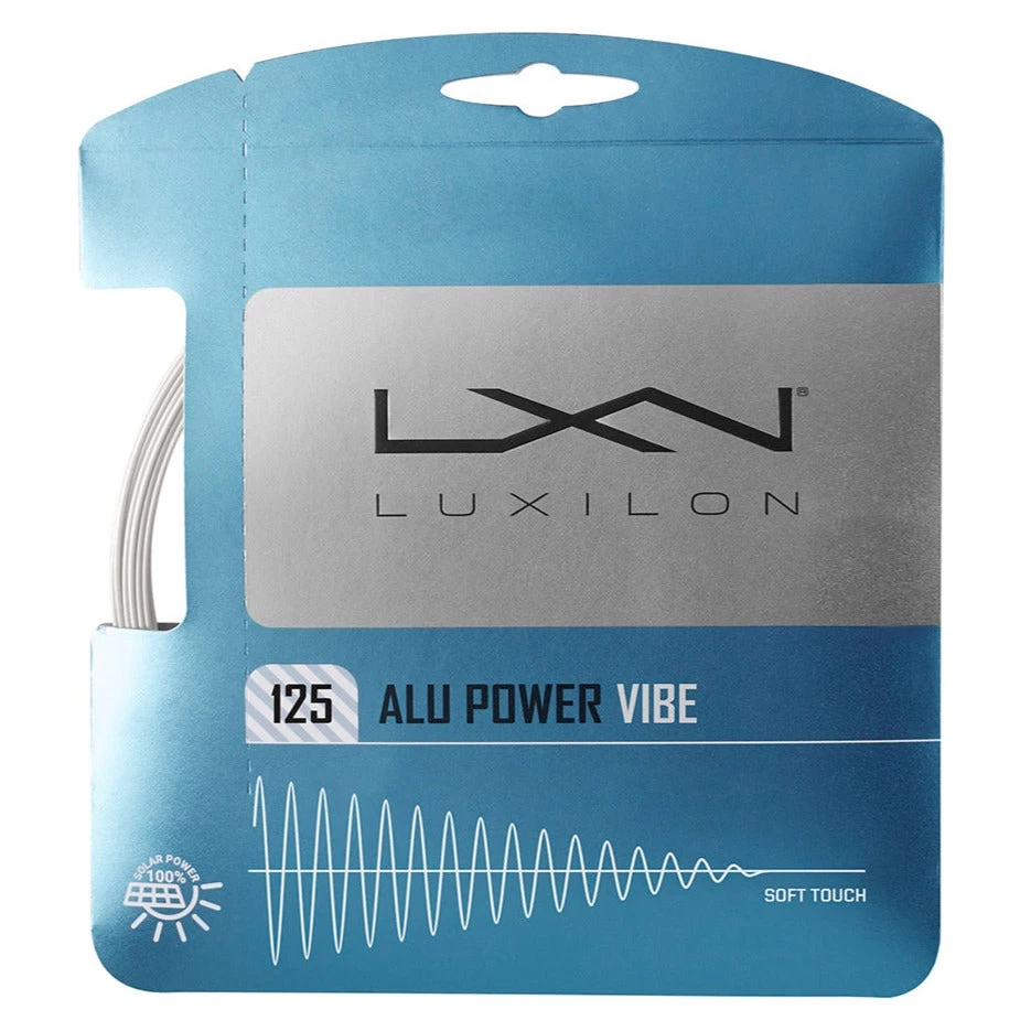 Luxilon ALU Power Vibe 16L/1.25 Tennis String (White) 3 Luxilon ALU Power Vibe 16L/1.25 Tennis String (White)