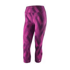 Wilson Womens Printed Tights Capri Pants (Very Berry)