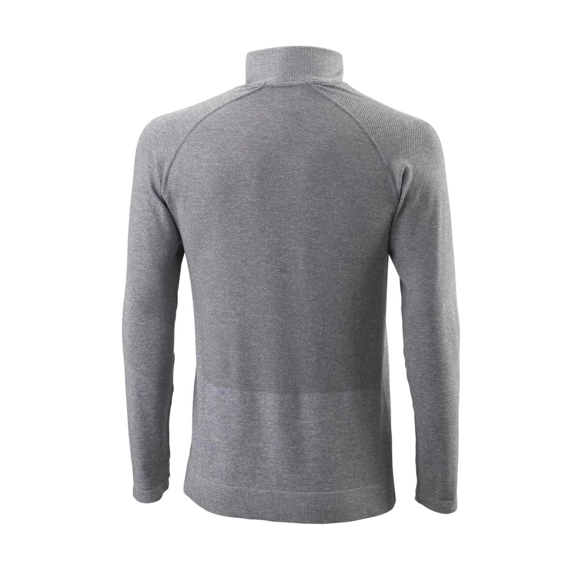 Wilson Men's Seamless 1/4 Zip Turbulence (Grey) 4 Wilson Men's Seamless 1/4 Zip Turbulence (Grey) - Image 2