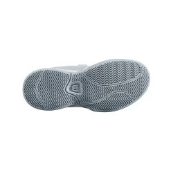 Wilson Stroke Junior Tennis Shoe (White/Blue) 8 Wilson Stroke Junior Tennis Shoe (White/Blue) -Racquet Equipment Shop WRS324040 Jr Kaos Stroke White PearlBlue DazzlingBlue Sole