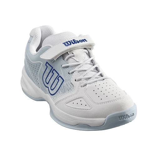 Wilson Stroke Junior Tennis Shoe (White/Blue) 6 Wilson Stroke Junior Tennis Shoe (White/Blue) - Image 4