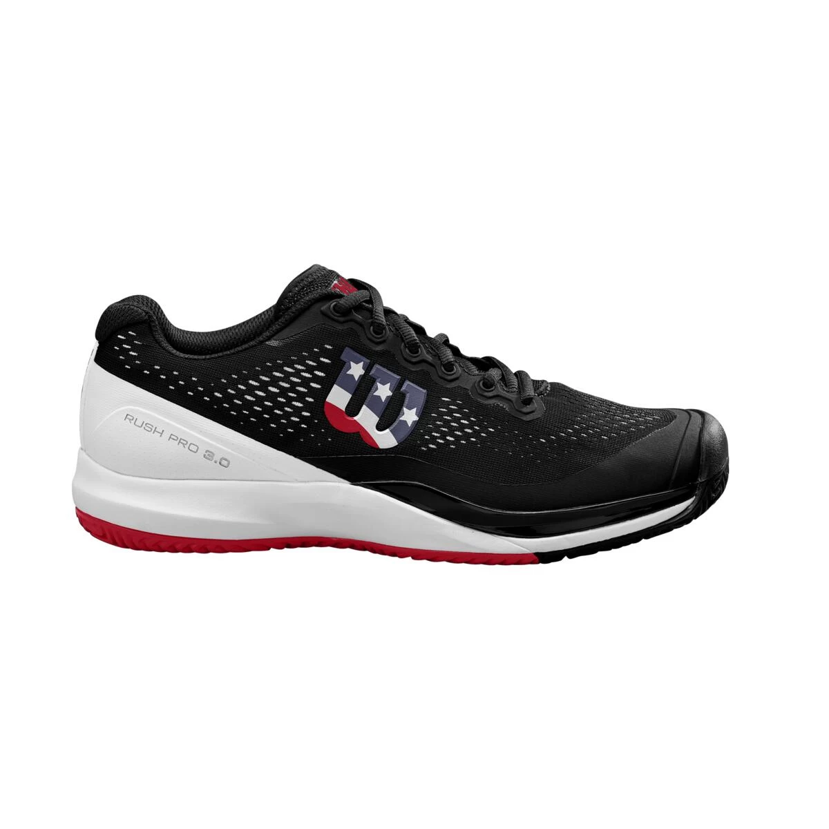 Wilson Rush Pro 3.0 Men's Pickleball Shoe (Black/White/Red) 7 Wilson Rush Pro 3.0 Men's Pickleball Shoe (Black/White/Red) - Image 5