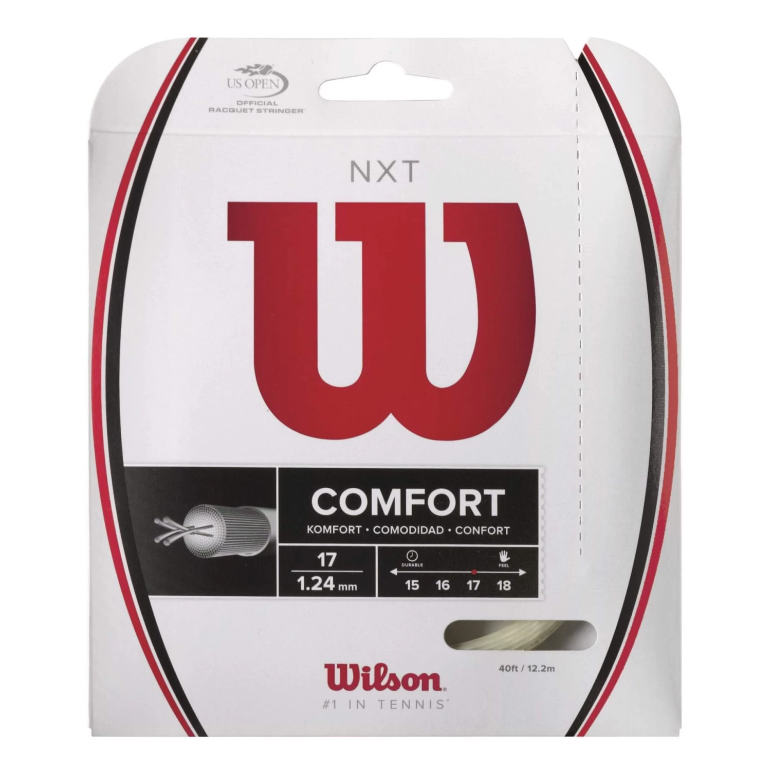 Wilson NXT 17/1.24 Tennis String (Natural) 3 Wilson NXT 17/1.24 Tennis String (Natural)