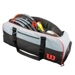 Wilson Clash Duffel Large Racquet Bag (Grey/Black/Infrared) 14 Wilson Clash Duffel Large Racquet Bag (Grey/Black/Infrared) -Racquet Equipment Shop WilsonClashDuffel 7