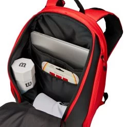 Wilson RF DNA Backpack Racquet Bag (Red/Black) 19 Wilson RF DNA Backpack Racquet Bag (Red/Black) -Racquet Equipment Shop Wilson WR8005302 RF DNA Backpack Red Black 11
