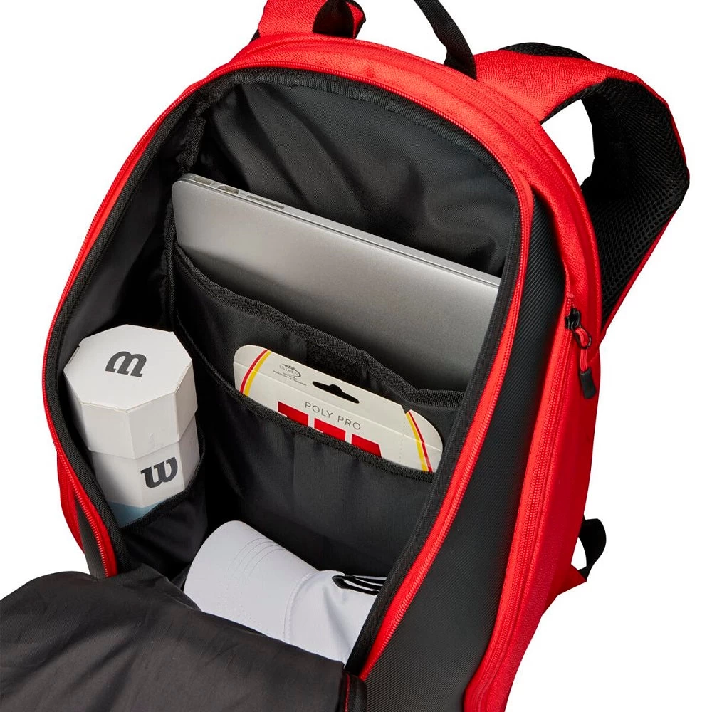 Wilson RF DNA Backpack Racquet Bag (Red/Black) 11 Wilson RF DNA Backpack Racquet Bag (Red/Black) - Image 9