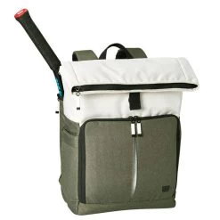 Racquet Equipment Shop -Racquet Equipment Shop Wilson WR8017401 Womens Backpack Cream ForestGreen 1 9def686c 23a4 405e a1c1 38b9b7307cfc
